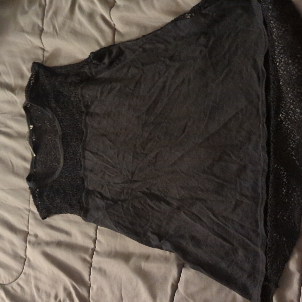 Black tank top